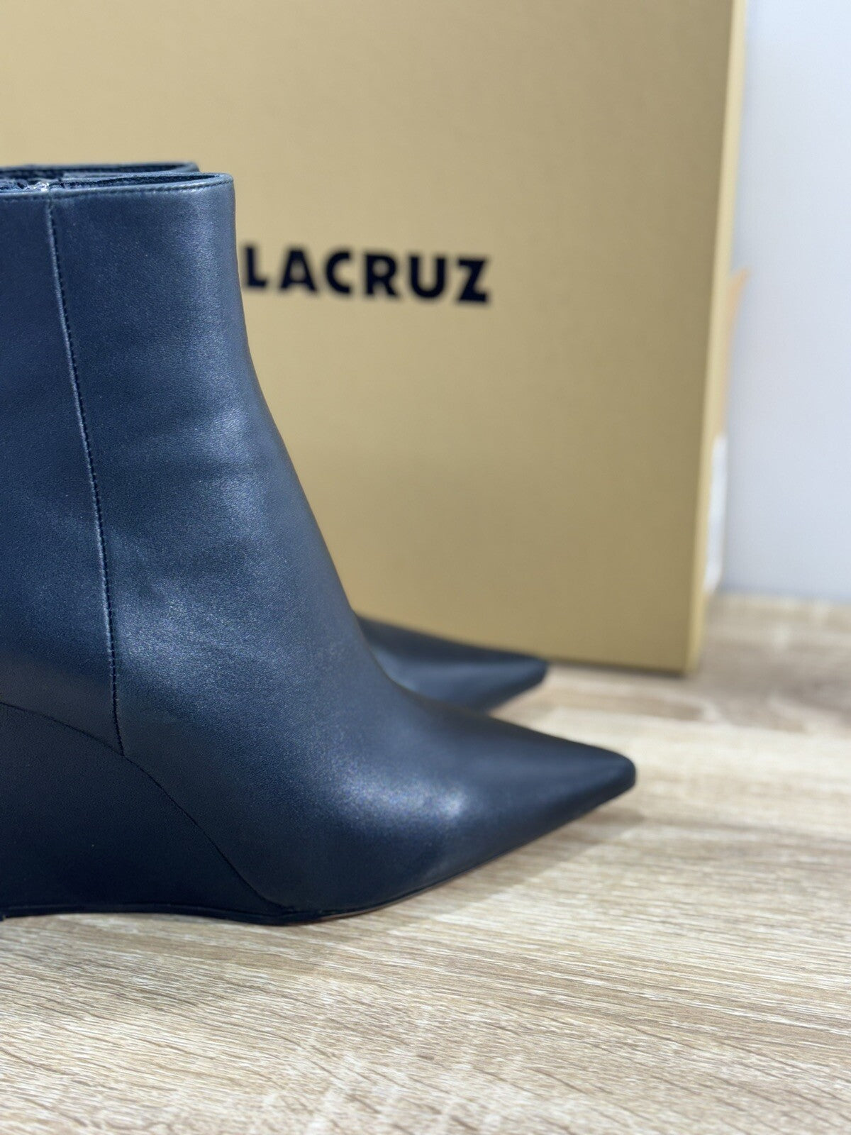 Lola Cruz Stivaletto Donna Pelle Zeppa Nero Casual Shoes Woman Lola Cruz 37