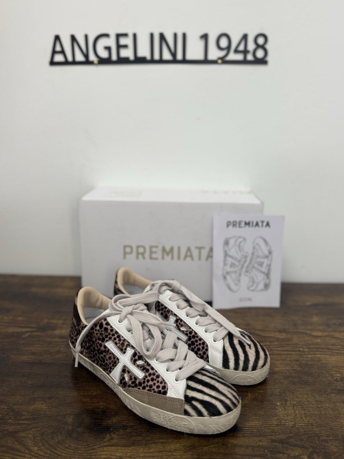 Premiata Steven   Sneaker Pelle Leopard     Casual Premiata Scarpa Donna 38