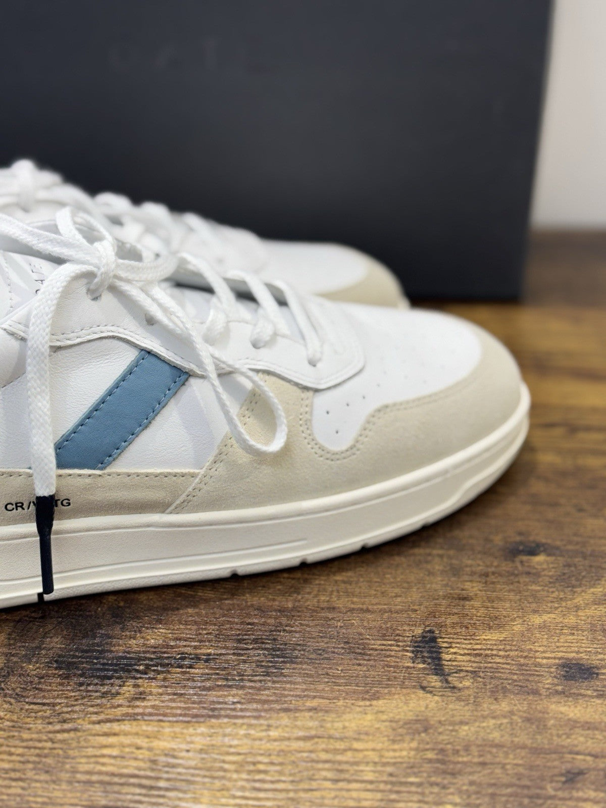 D.A.T.E Court 2.0 Sneaker Pelle Bianco Sky   Casual Uomo 44