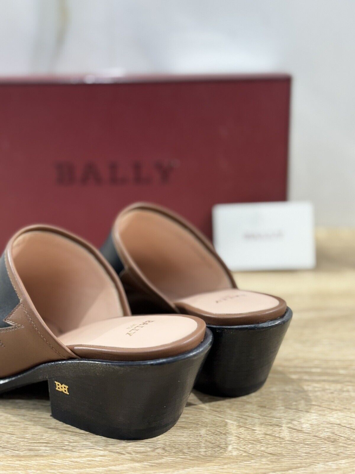 Bally Sabot  Donna Teril Pelle Cuoio  Luxury Woman Bally Mules 36