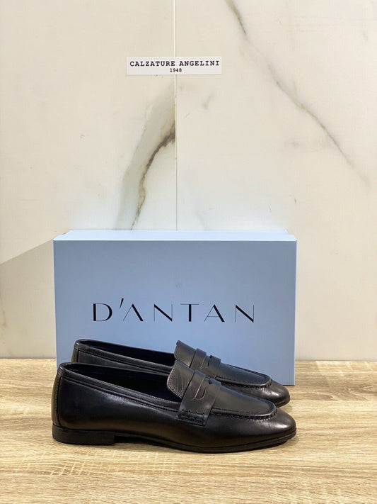 D’antan Mocassino Donna Pelle Nero Made In Italy 35