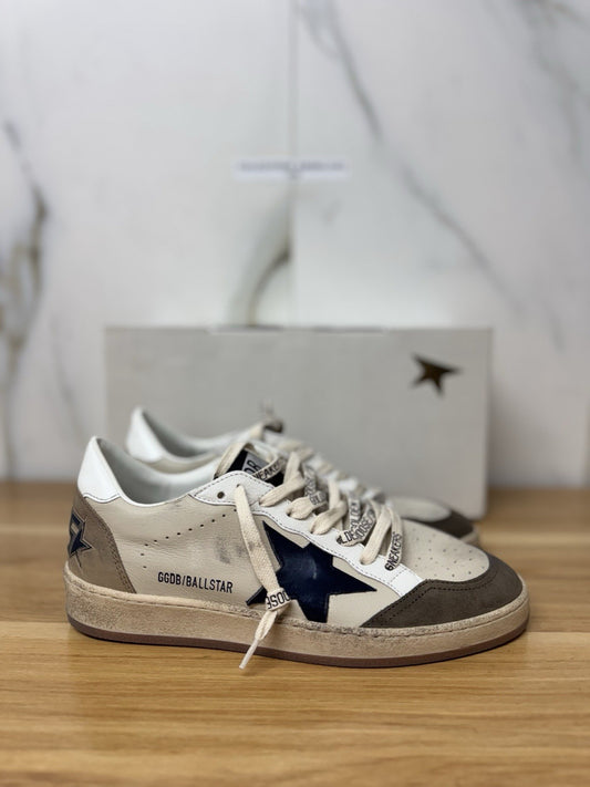 Golden Goose Ball Star Crema Light Green Blu   Luxury Golden Goose Uomo 41