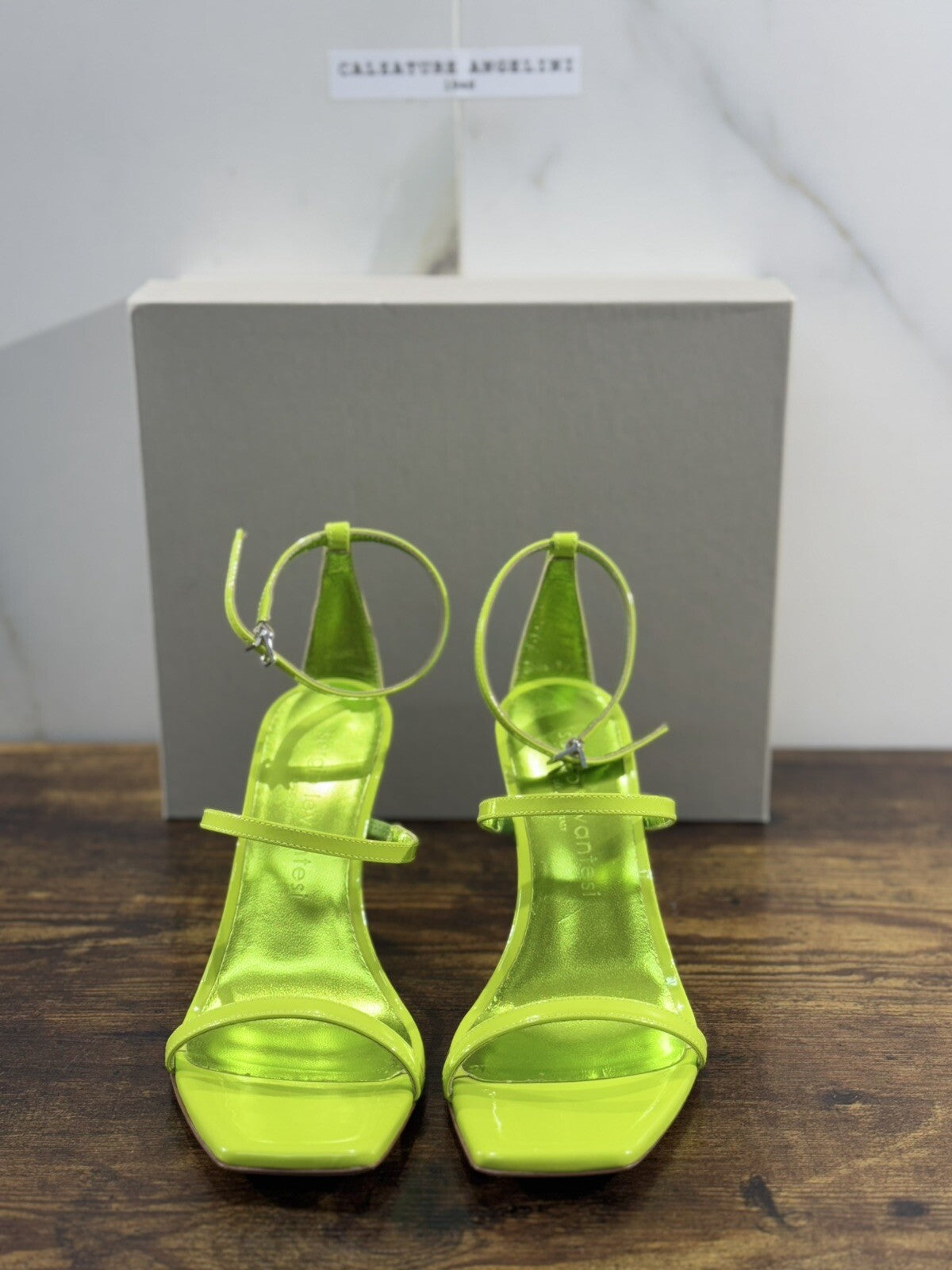 Sergio Levantesi Sandalo Donna Telen   Verde       Luxury Woman Sandal 37.5
