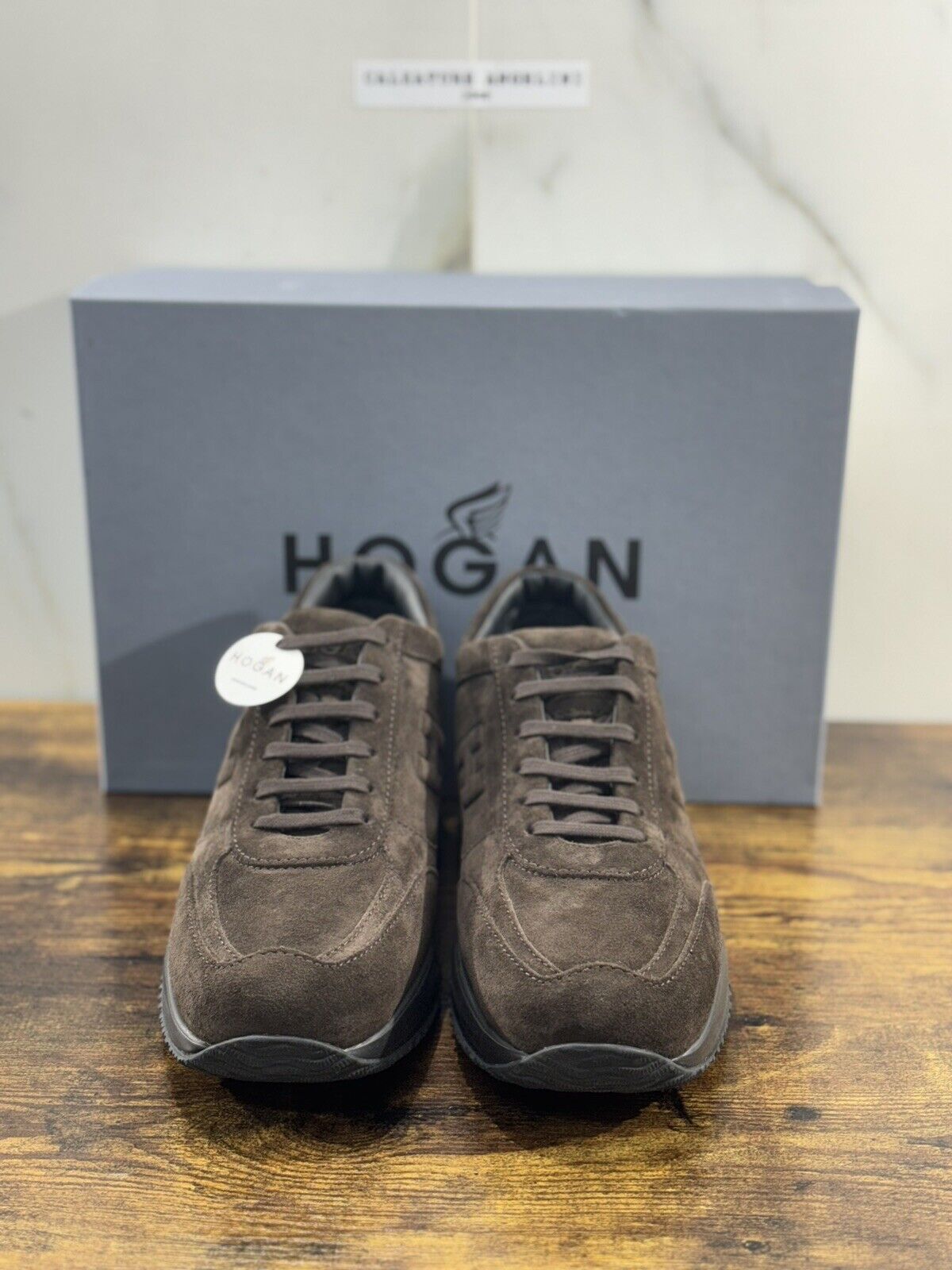 Hogan Interactive uomo suede Testa Moro   luxury casual hogan shoes 42