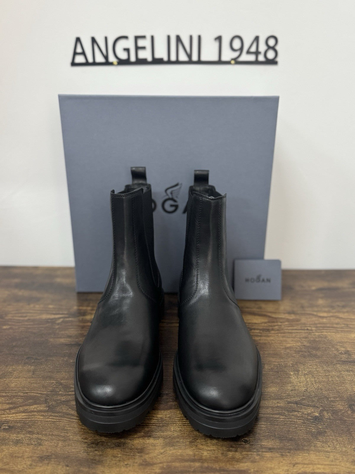 Hogan H673 Chelsea Boot Uomo Pelle Nero Casual Boot Uomo 40