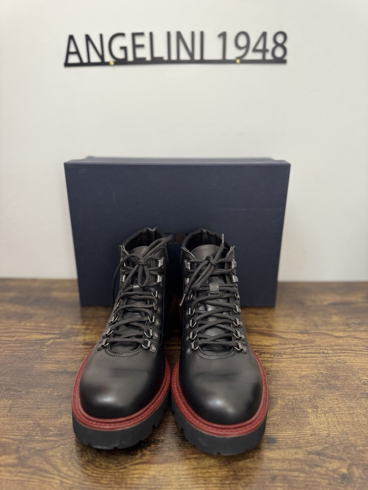 Boemos Pesula Pelle Nero   100% Made In Italy Casual Boot Uomo 44