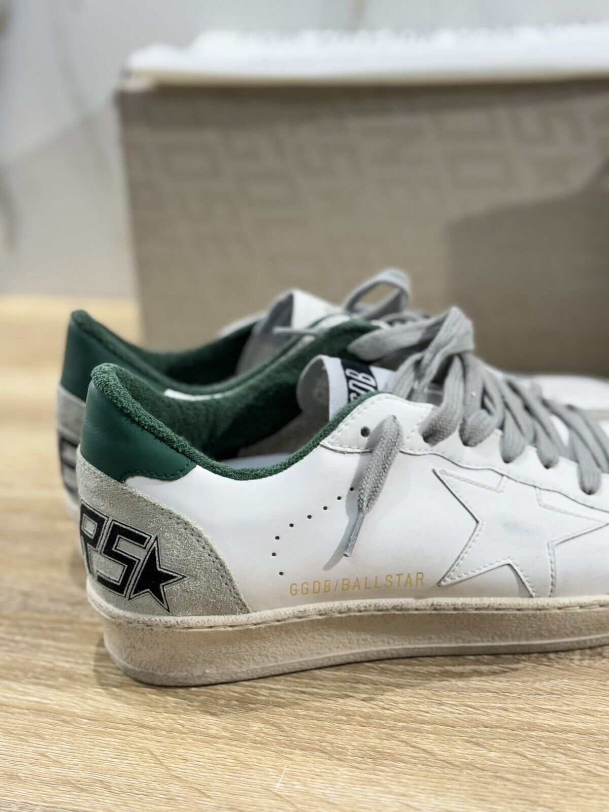 Golden Goose Ball Star Sneaker Uomo Bianca Verde Luxury Casual Golden Goose 42