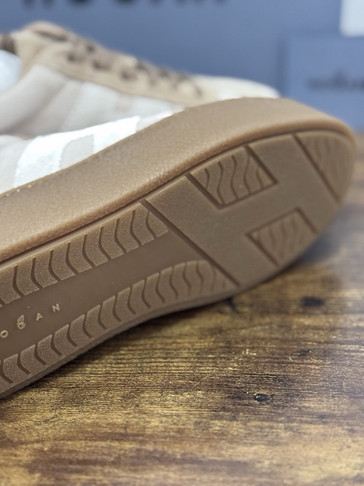 Hogan H681 Sneaker Zeppa Suede Beige Casual Hogan Donna 38