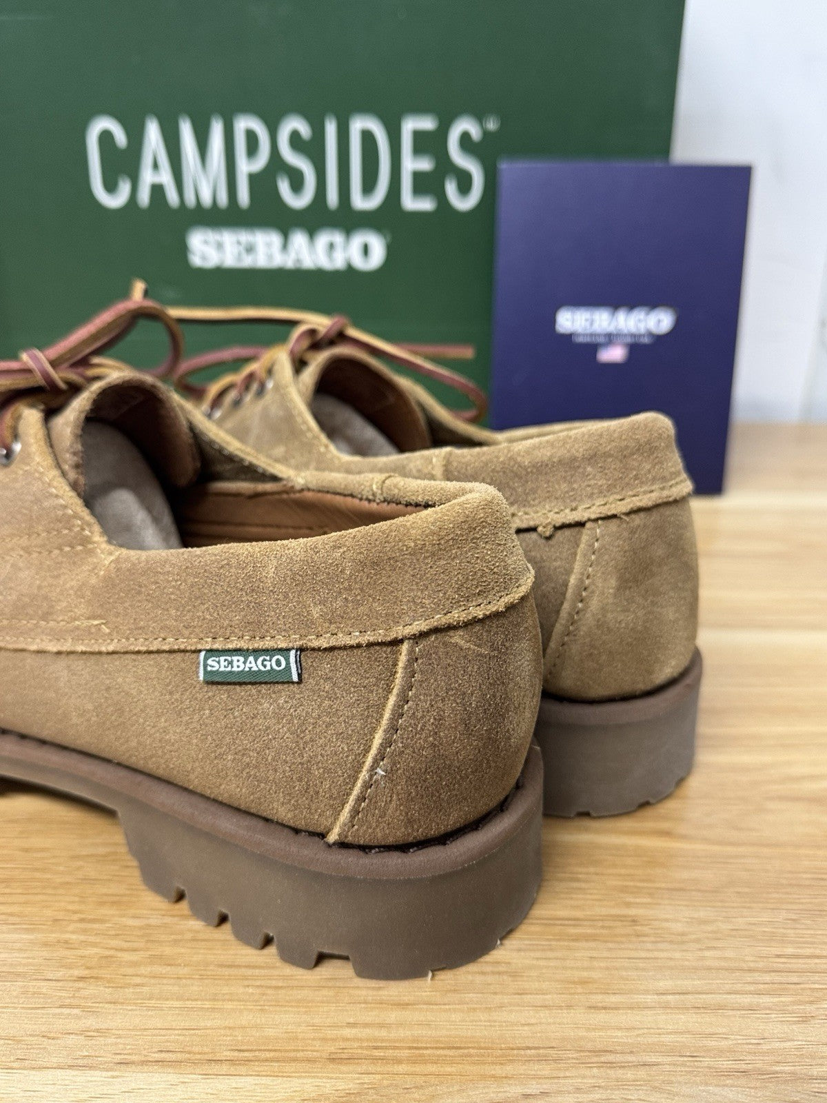Sebago Askook Waxed Camel Icon Sebago Barca Uomo 45