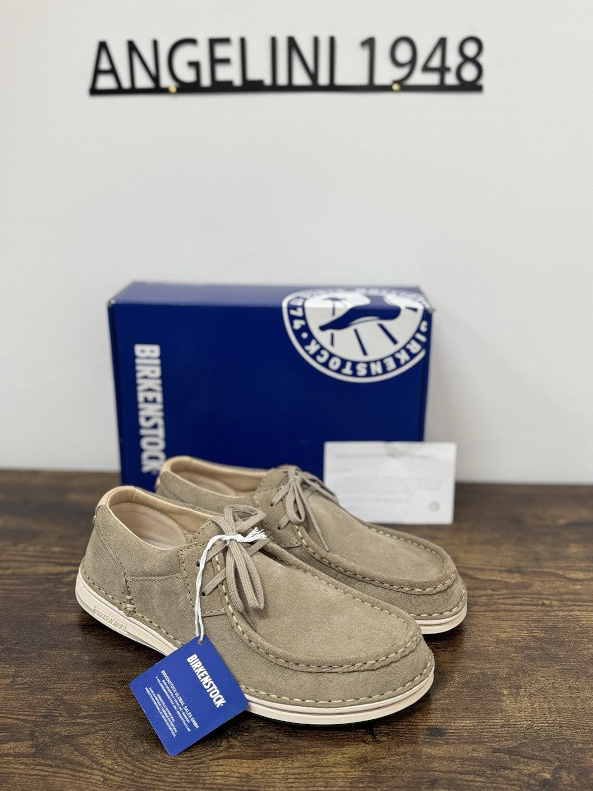 Birkenstock Pasadena  Suede Taupe  Scarpa Uomo 42