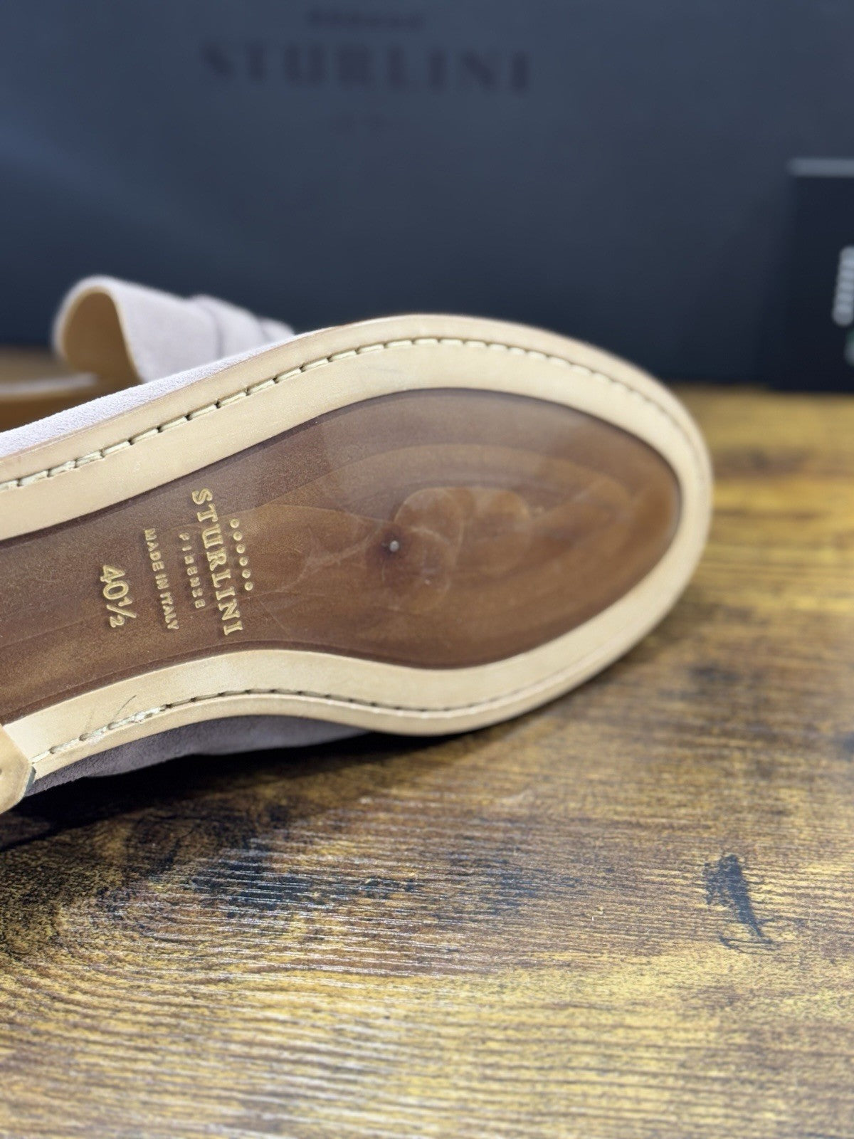 Sturlini Firenze Mocassino  Uomo Suede Charme    Luxury Craftmanship Men 41