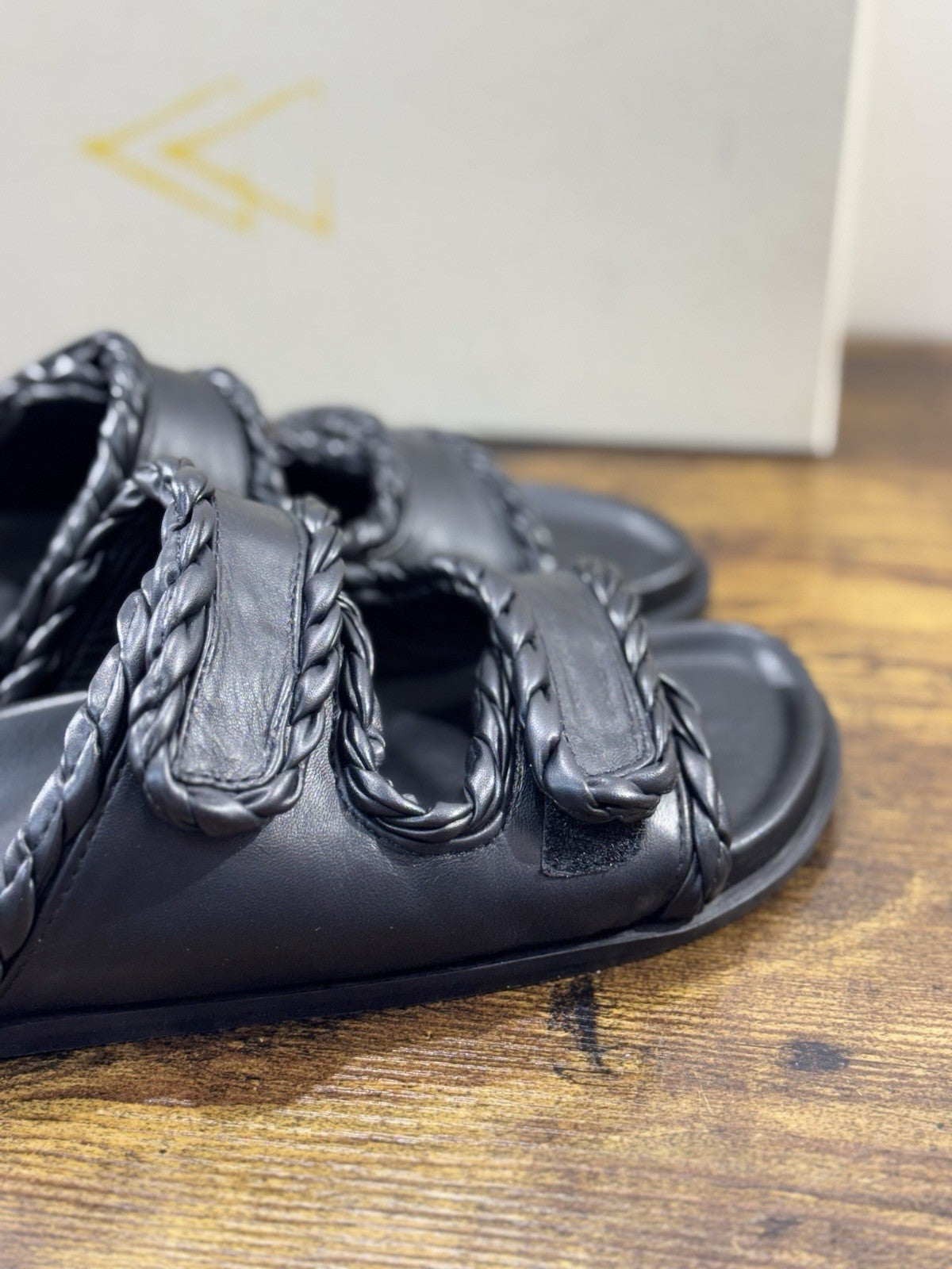 Elena Iachi Ciabatta Donna Pelle Nero  Casual Sandal Donna 38