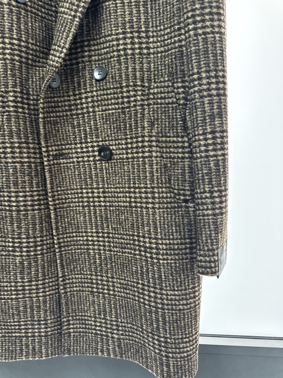 Breras Cappotto Doppiopetto  in lana E Vergine  Marrone  Uomo 52