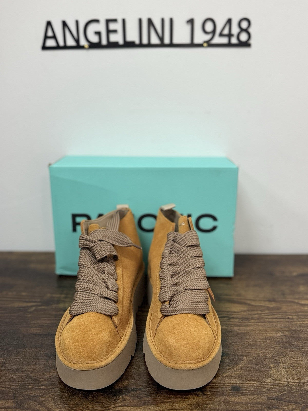 Panchic Ankle Boot Suede Curry Casual Boot Panchic Donna 41