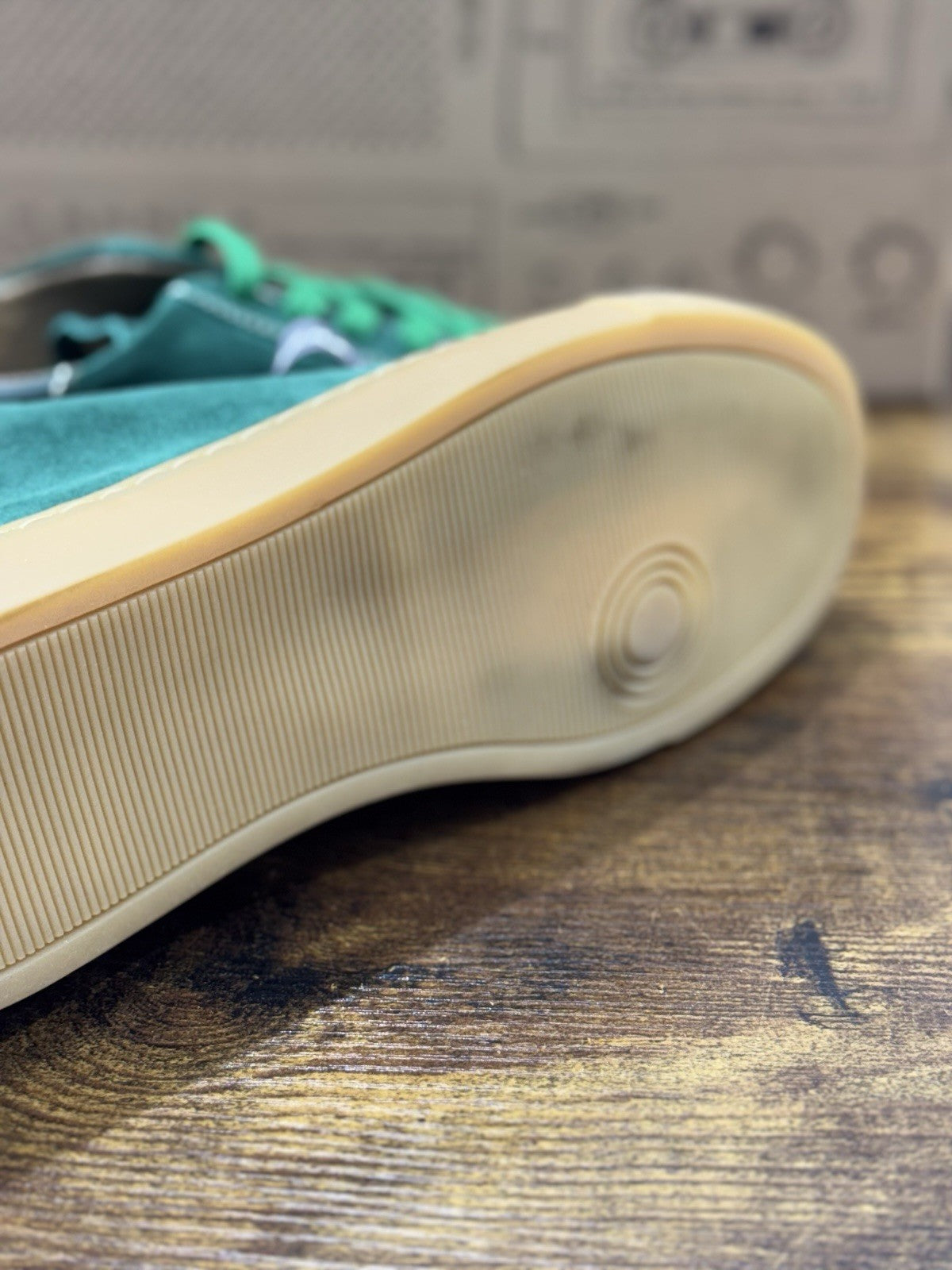 Lerews Sneaker Suede Verde Causal Scarpa Uomo 40