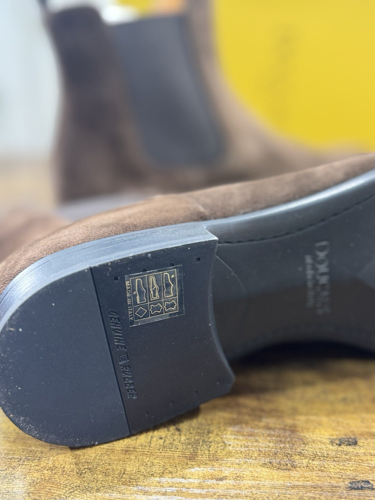 Doucal’s Chelsea Boot  Suede Marrone   Luxury Doucal’s Scarpa Uomo 43