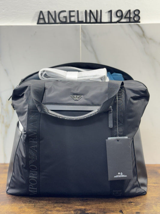 Borsone Viaggio Emporio Armani Black Beauty One Casual Travel Bag Armani Nero