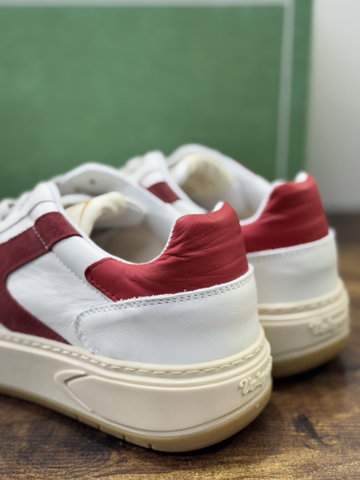 Valsport Hype Classic   Sneaker Pelle Bianca Rossa  Casual  Uomo 40