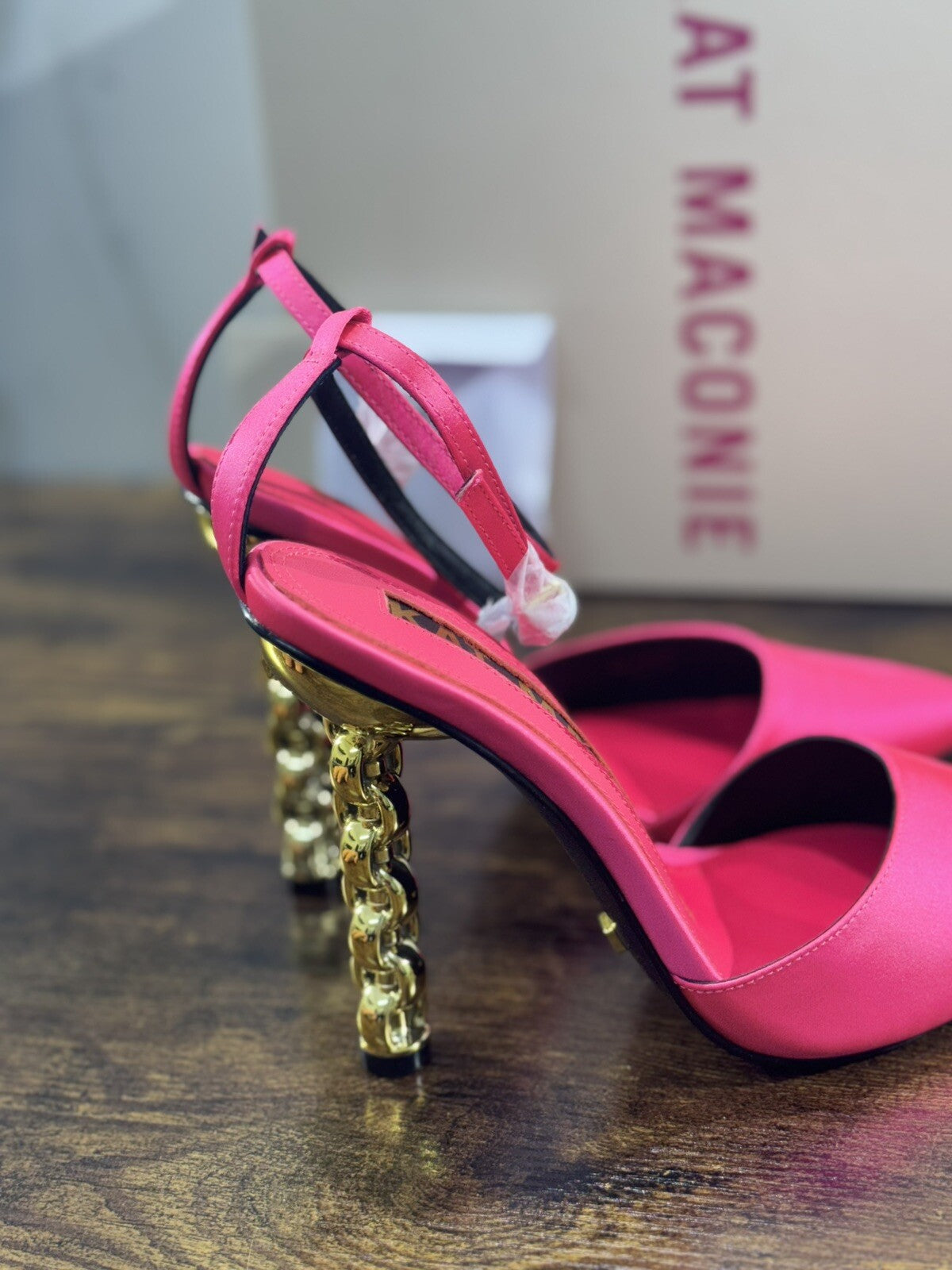 Kat Maconie Sandalo Donna Jojo Tacco Oro Casual Kat Maconie Sandal Rosa 36