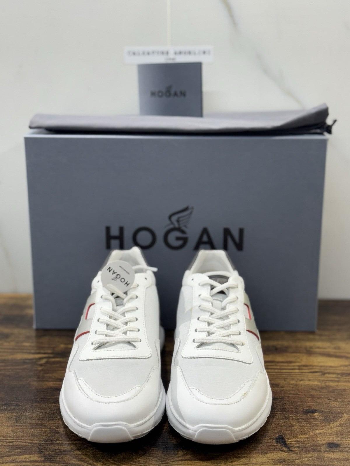 Hogan Interactive 3 Pelle Bianca  Casual Hogan Uomo 39
