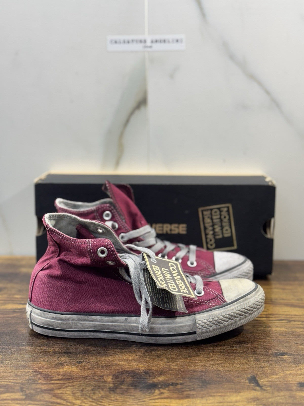 Converse All Star Hi Canvas Bordo’ Limited Edition Uomo 41