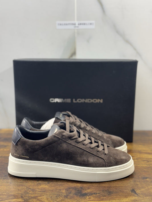 Crime London Sneaker Uomo Extra light Suede T Moro Casual Men Shoes 41