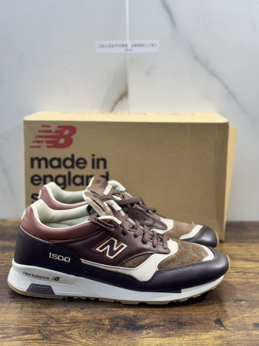 New Balance 1500 Made In Uk Limited Edition 100% Leather Marrone  Icon 45