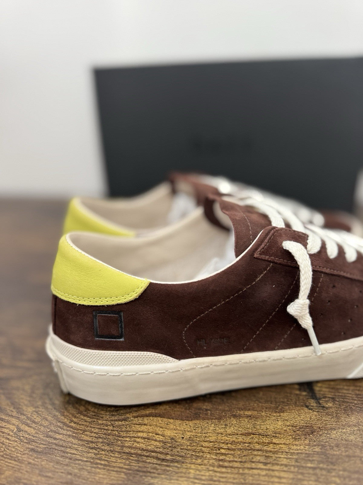 D.a.t.e. Hill Low Sneaker Pelle Suede Testa Moro   Casual Uomo 40