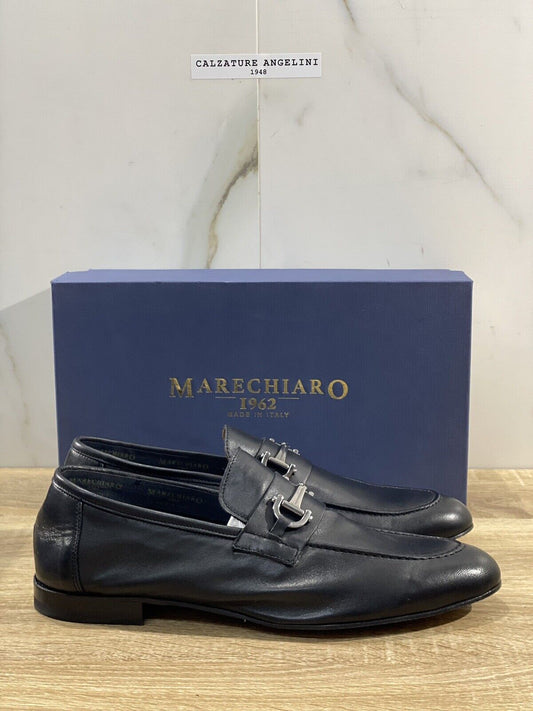 Marechiaro 1962 Mocassino Uomo Pelle Nero Fully Made In Italy 45