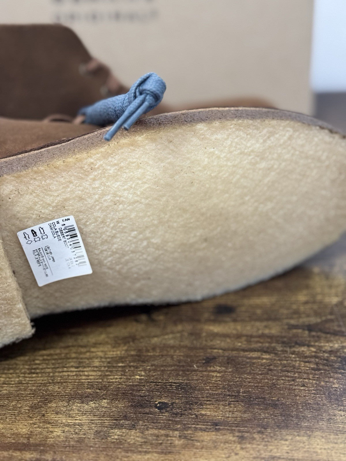 Clarks Desert Boot Icon Suede Cola Casual Uomo 44