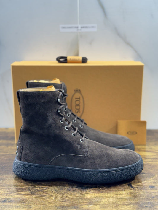 Tod’s Polacco  Winter Gommino Icon Suede Testa Moro  Luxury Tod’s Uomo 44