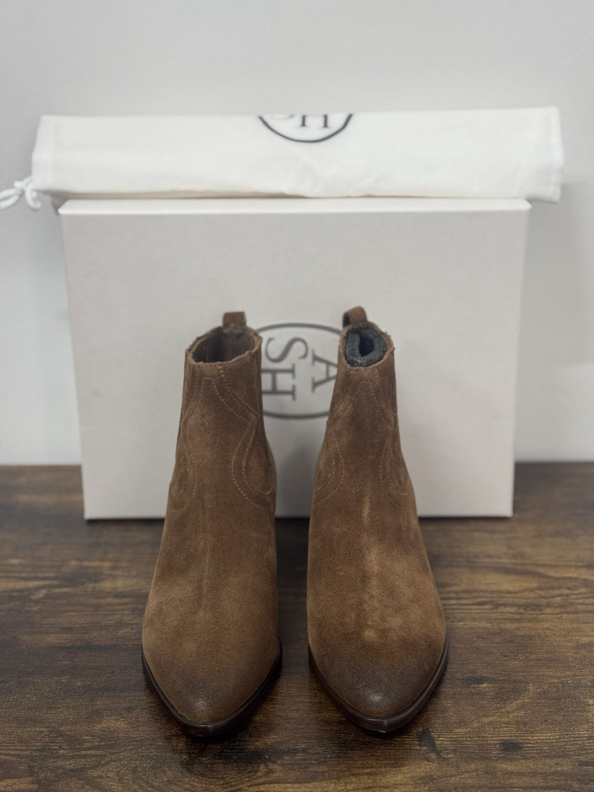 Ash Harper Texano Suede Cuoio Casual Texan Boot Ash Donna 37