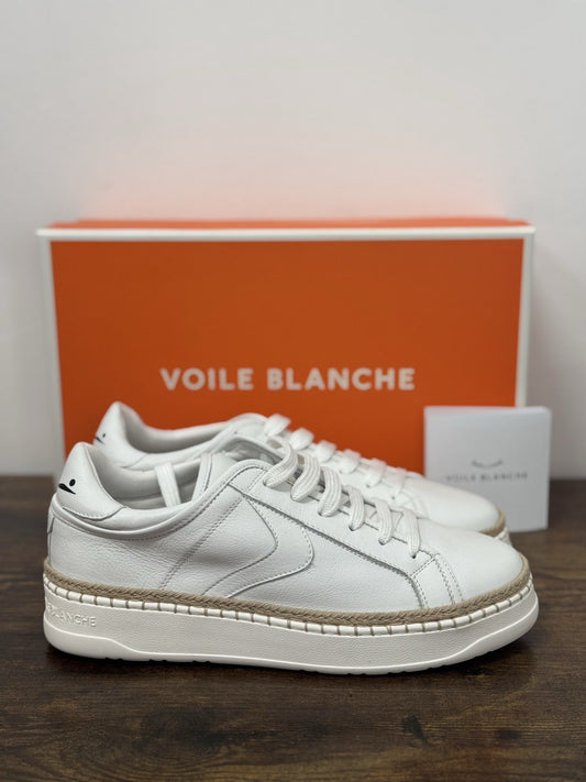 Voile Blanche Sneaker Layton Pelle Bianca Casual Uomo 40