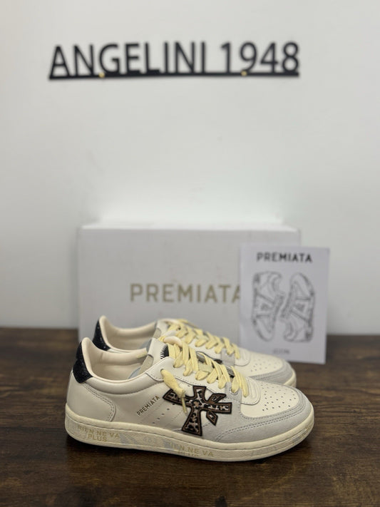 Premiata Clayd Basket Sneaker Pelle Bianca   Casual Premiata Donna 36