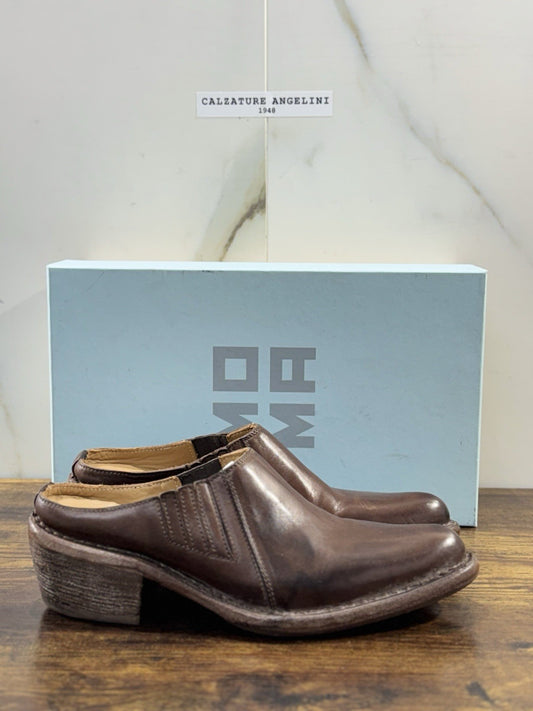 Moma Sabot Pelle Cuoio Luxury Handmade Moma Donna 39