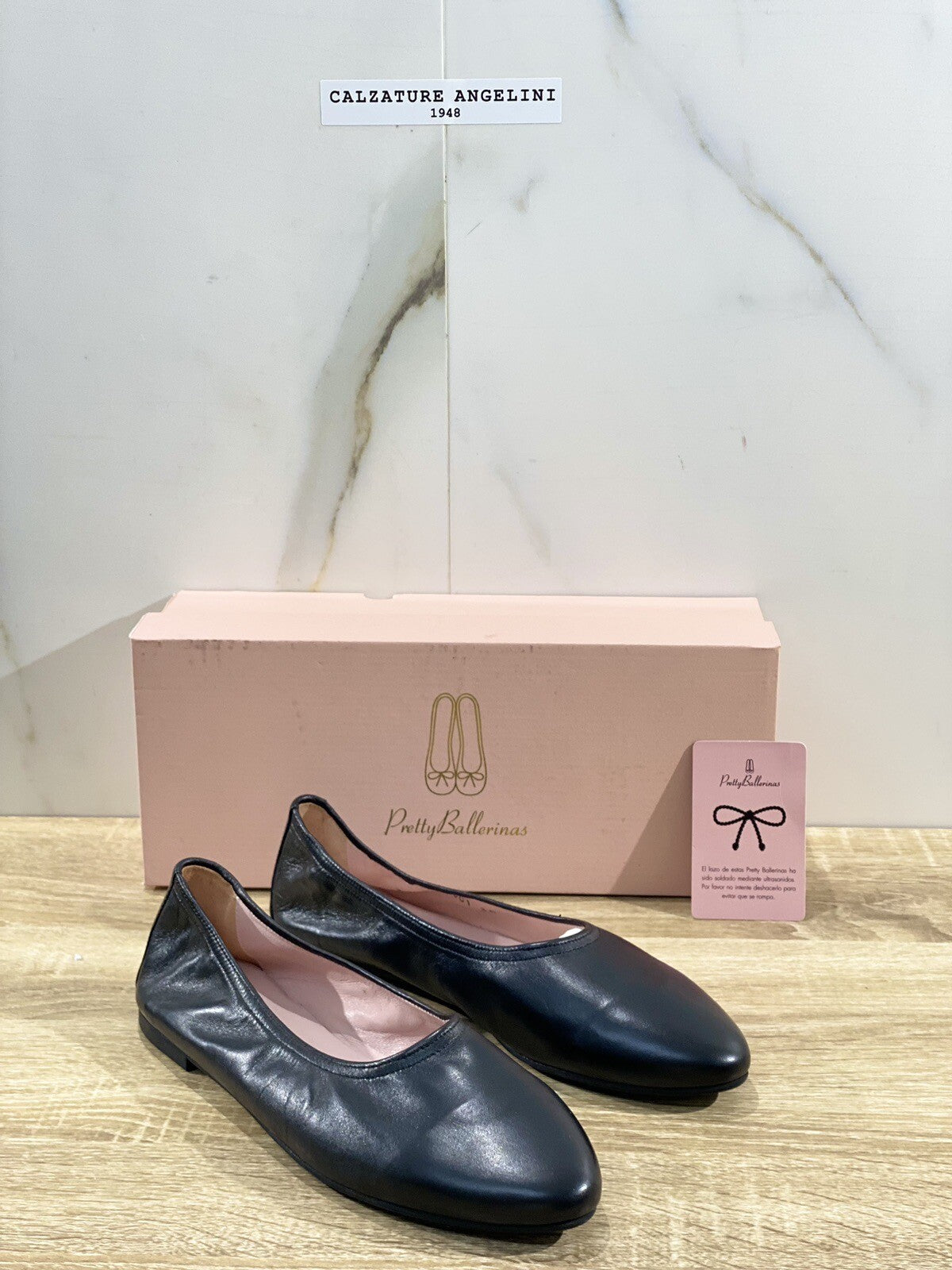Pretty Ballerinas Scarpa Donna Audrey Pelle Nero  Ballerina Donna 39