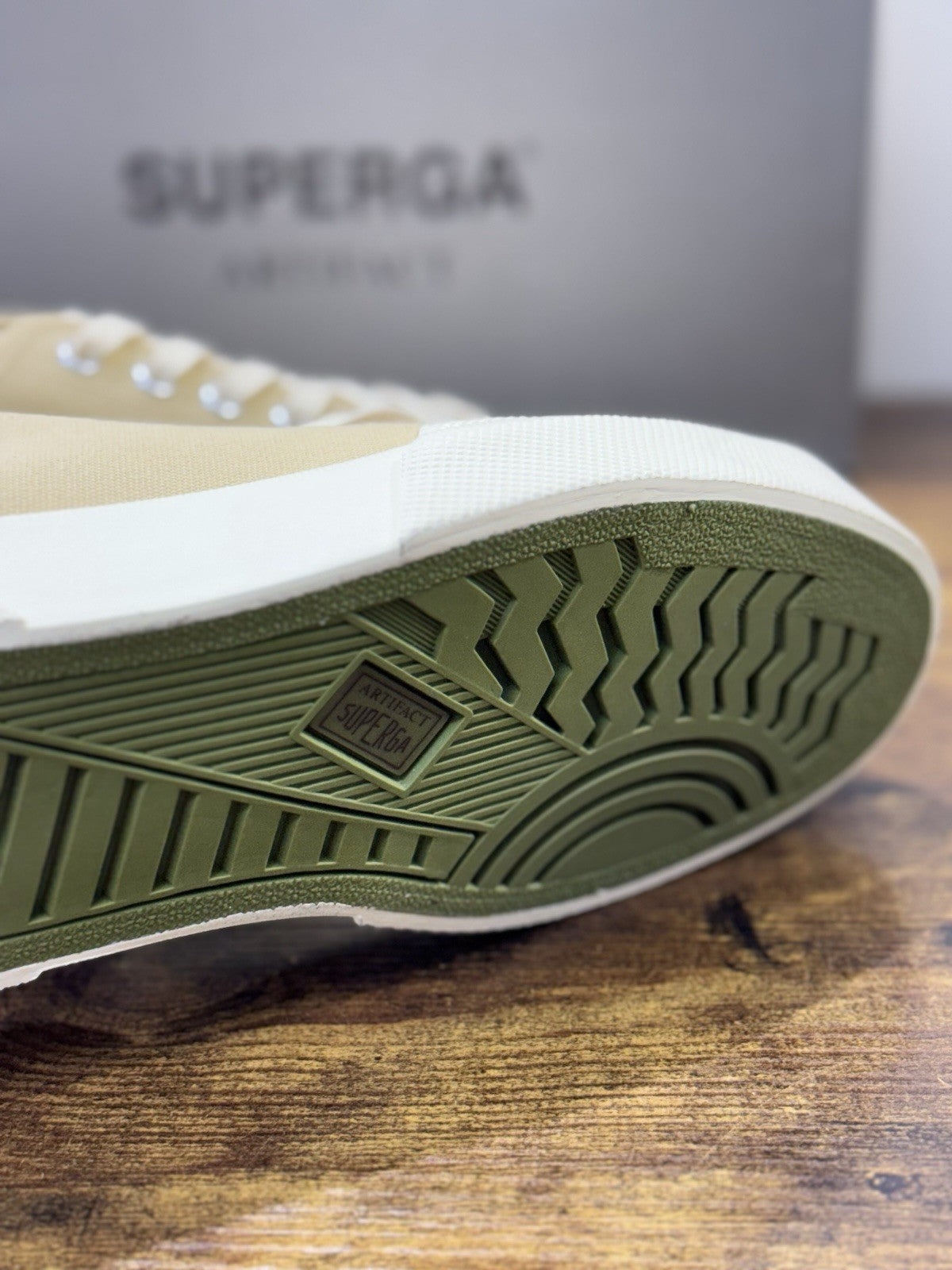 Superga Artifact Icon Sneaker Canvas Beige Causal Superga Uomo 44