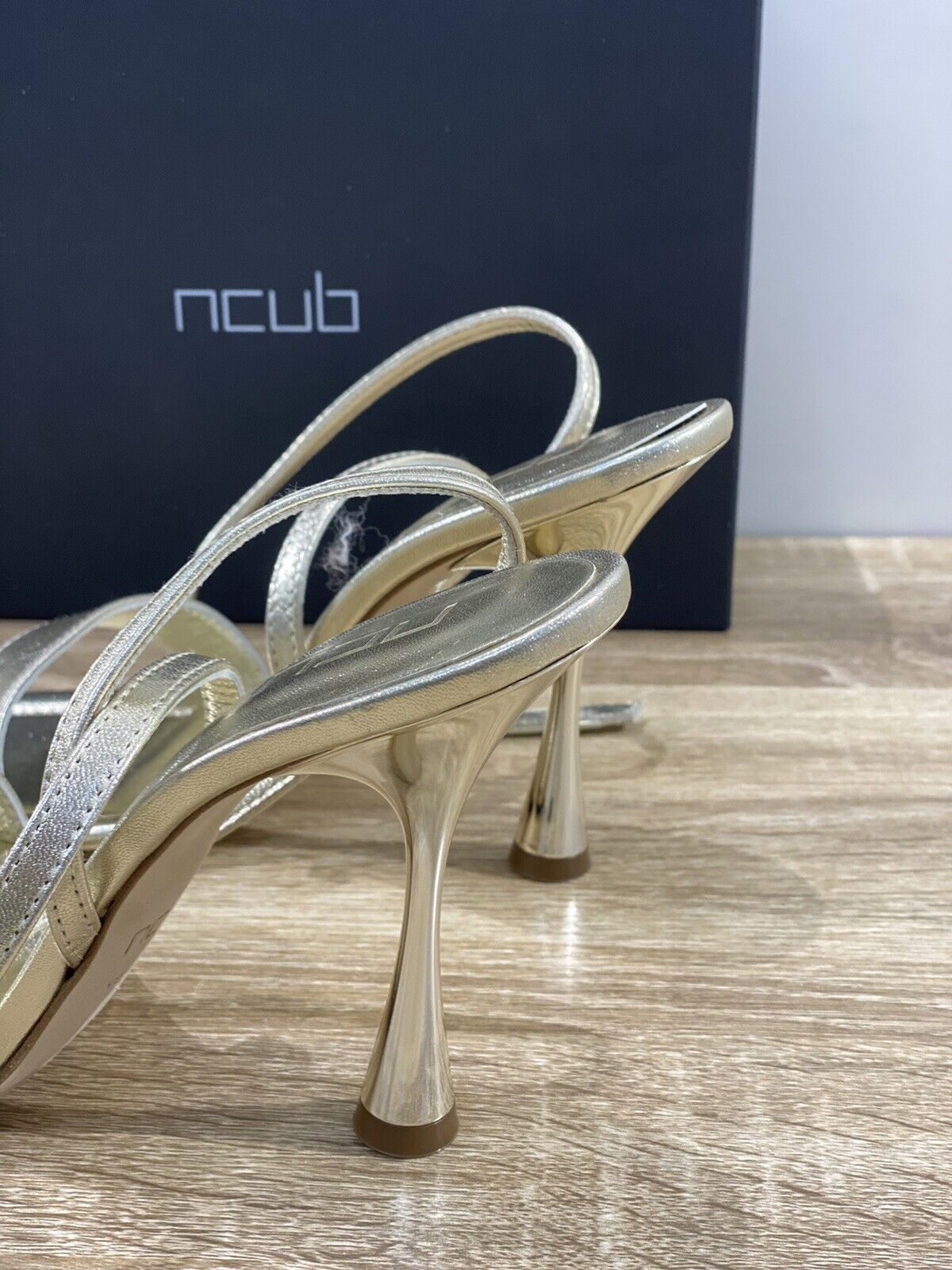 Ncub Sandalo donna Jana 26 luxury sandal NCub Pelle Platino 41