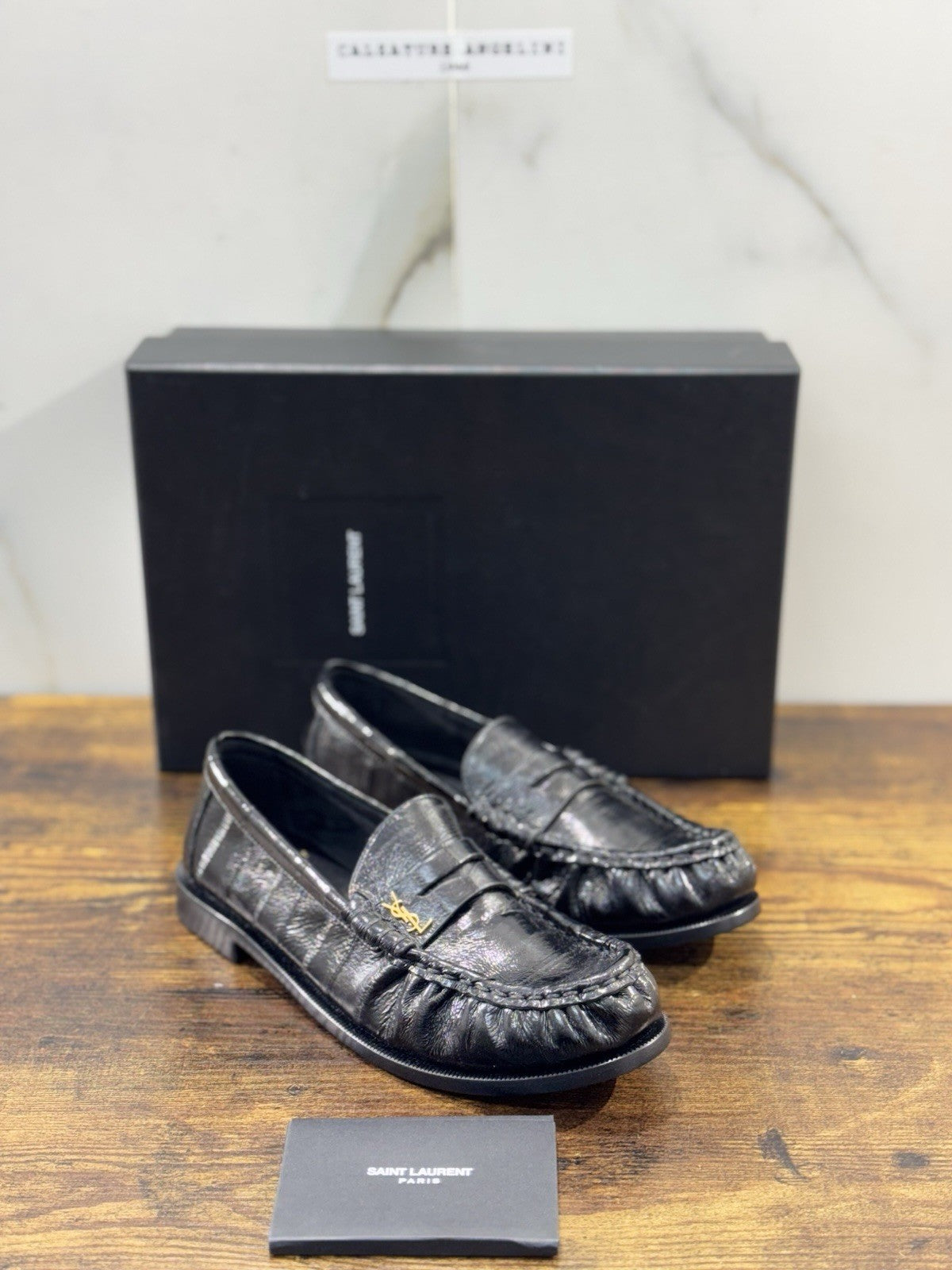 Saint Laurent Le Loafer 15 Mocassino Donna Pelle Nera Luxury Saint Laurent 36.5