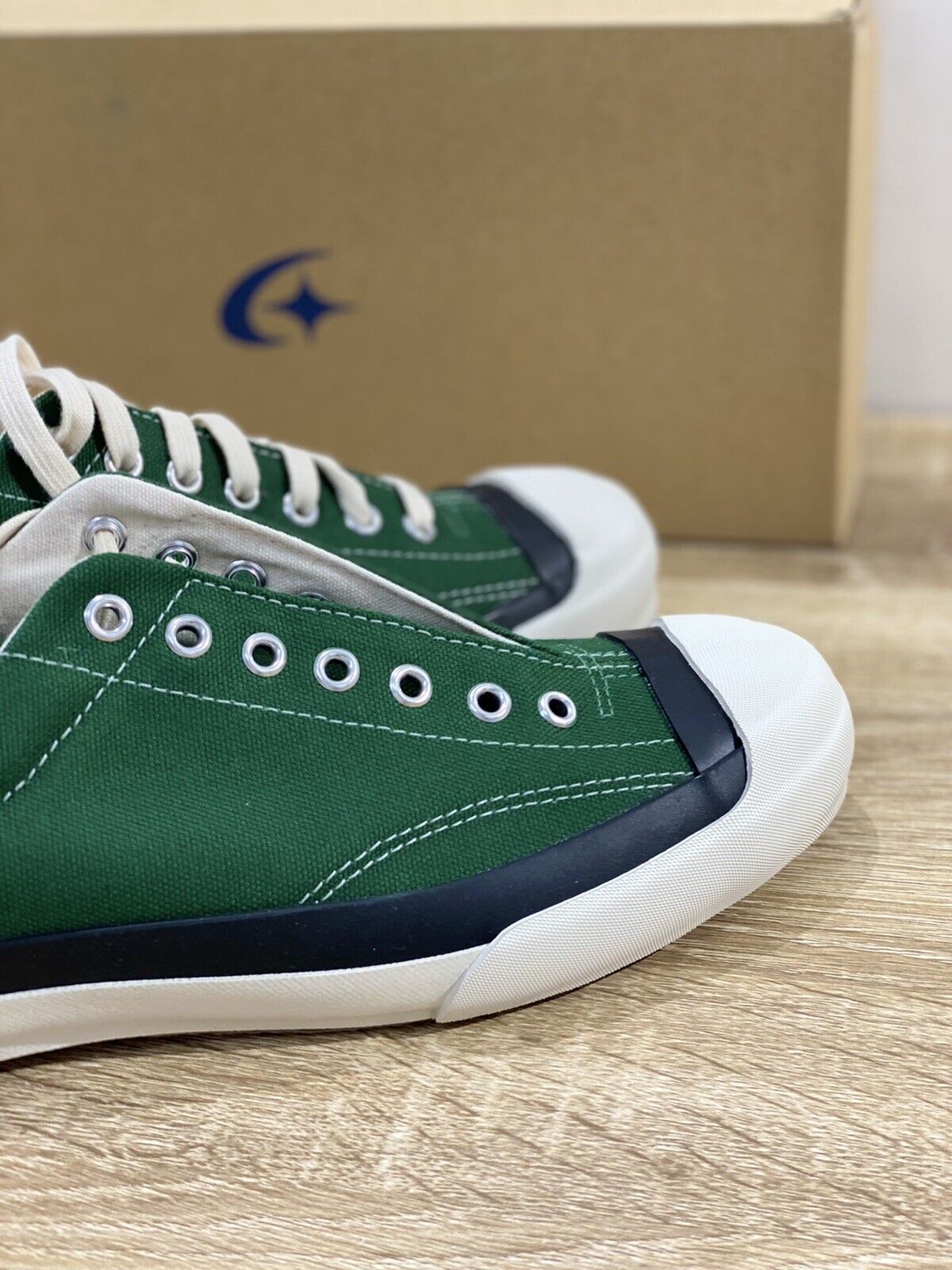 Moonstar scarpa uomo gym court Green casual shoes 40