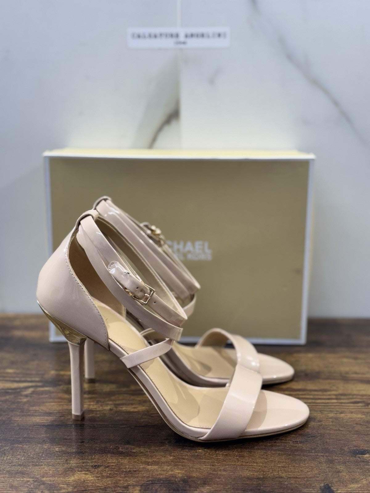 Michael Kors Sandalo Astrid  In Pelle Beige  Casual Donna 36