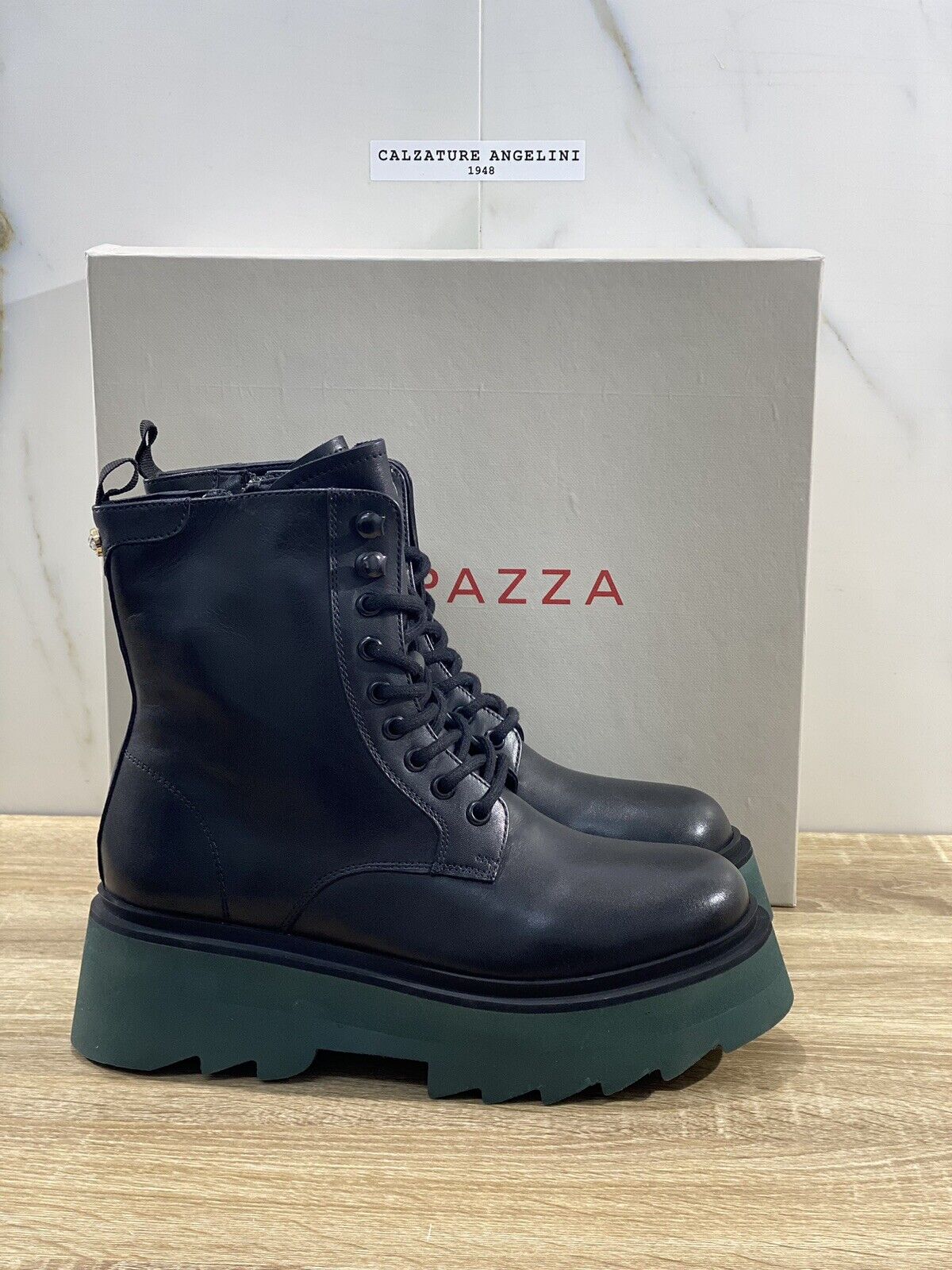 Apepazza Anfibio donna louise in pelle nera casual boot apepazza 37