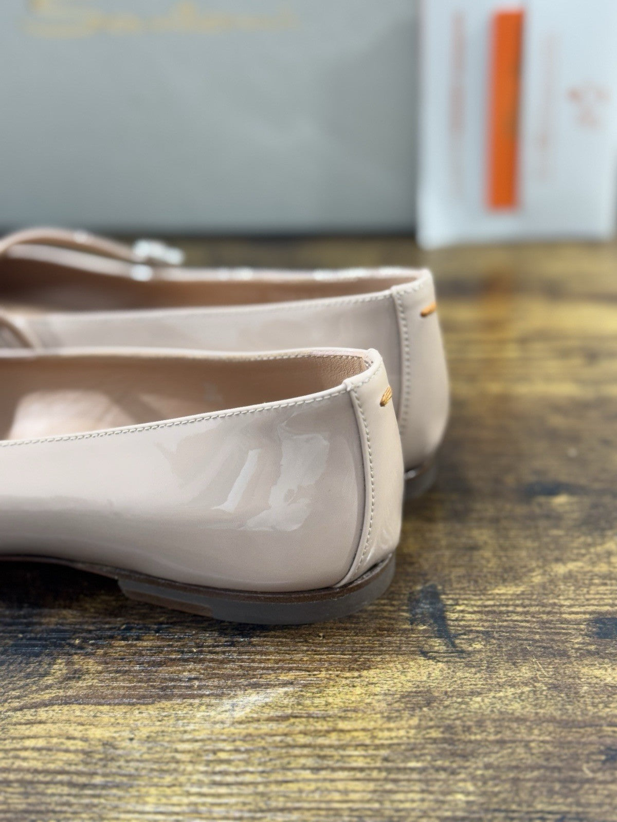 Santoni Ballerina  Pelle Pink   Luxury Santoni Scarpe Donna 36.5