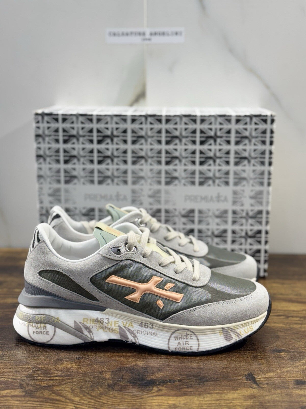 Premiata Sneaker Donna Moe Run  Grey    Causal Premiata Donna Woman Sneaker 40