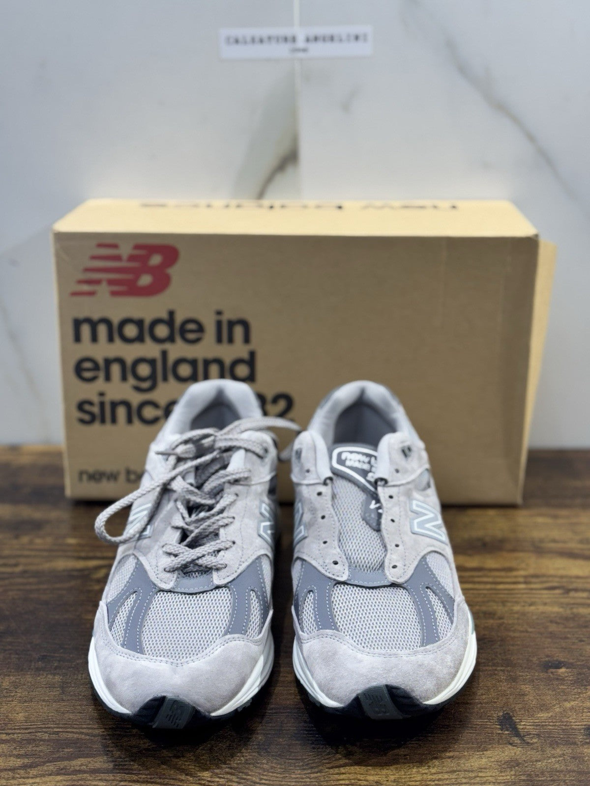 New Balance 991 V2Made In Uk Limited Edition 100% Leather Iconic Grey  Icon 46.5