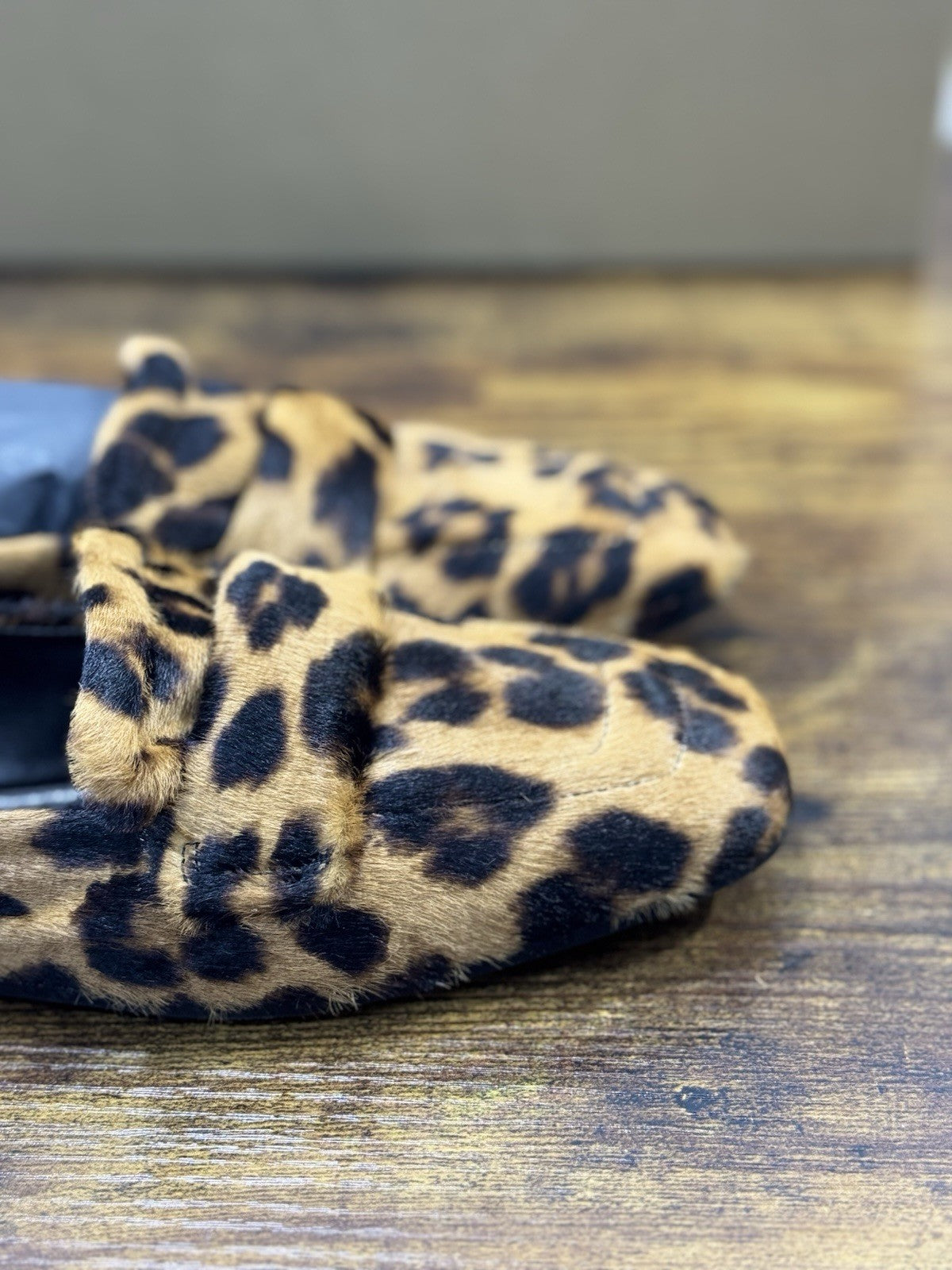Pomme D’or Mocassino Vero Cavallino Leopard  Casual Luxury Loafer Donna 38