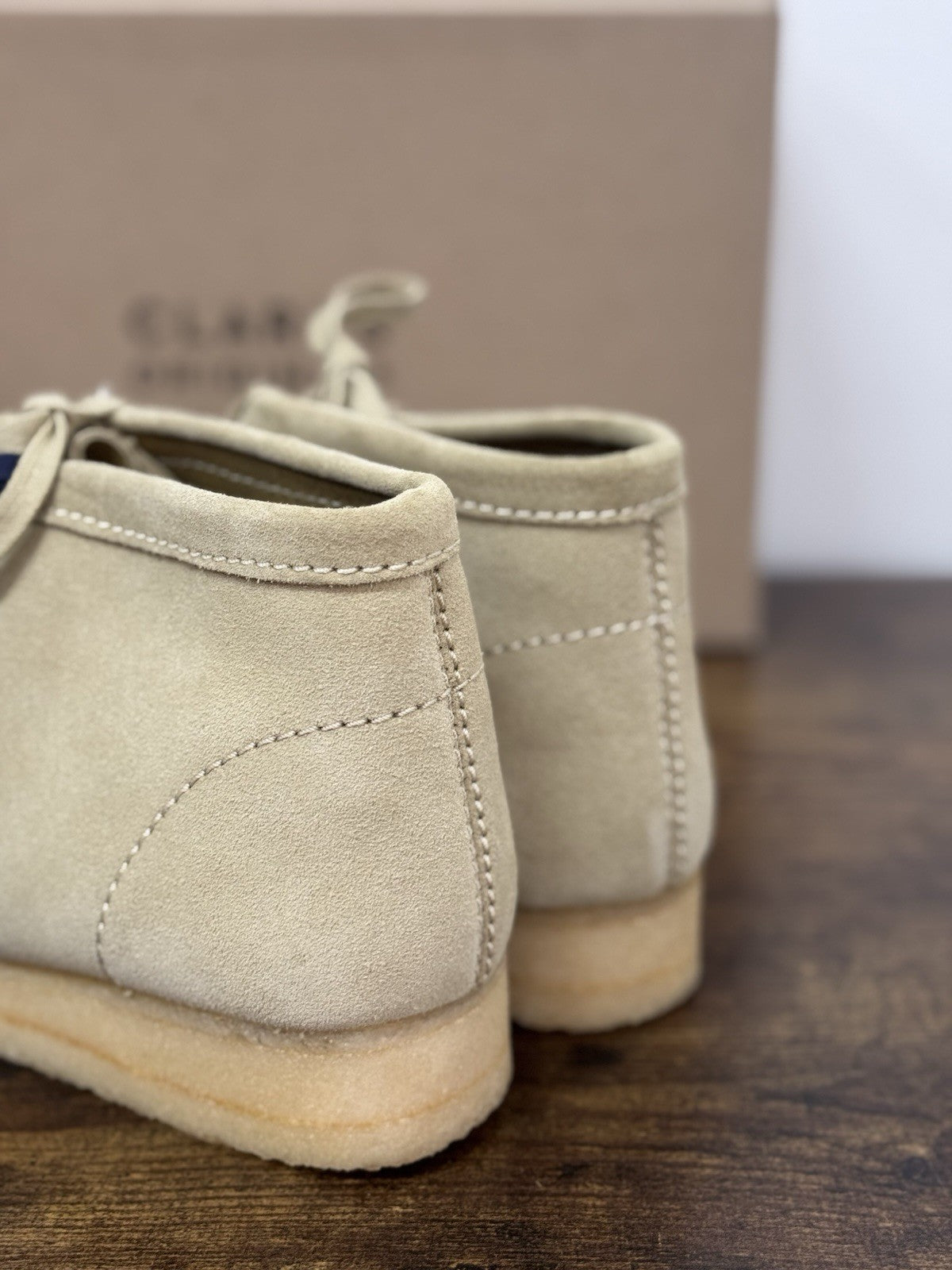 Clarks Wallabee Boot  Icon Suede Paple   Casual Uomo 44