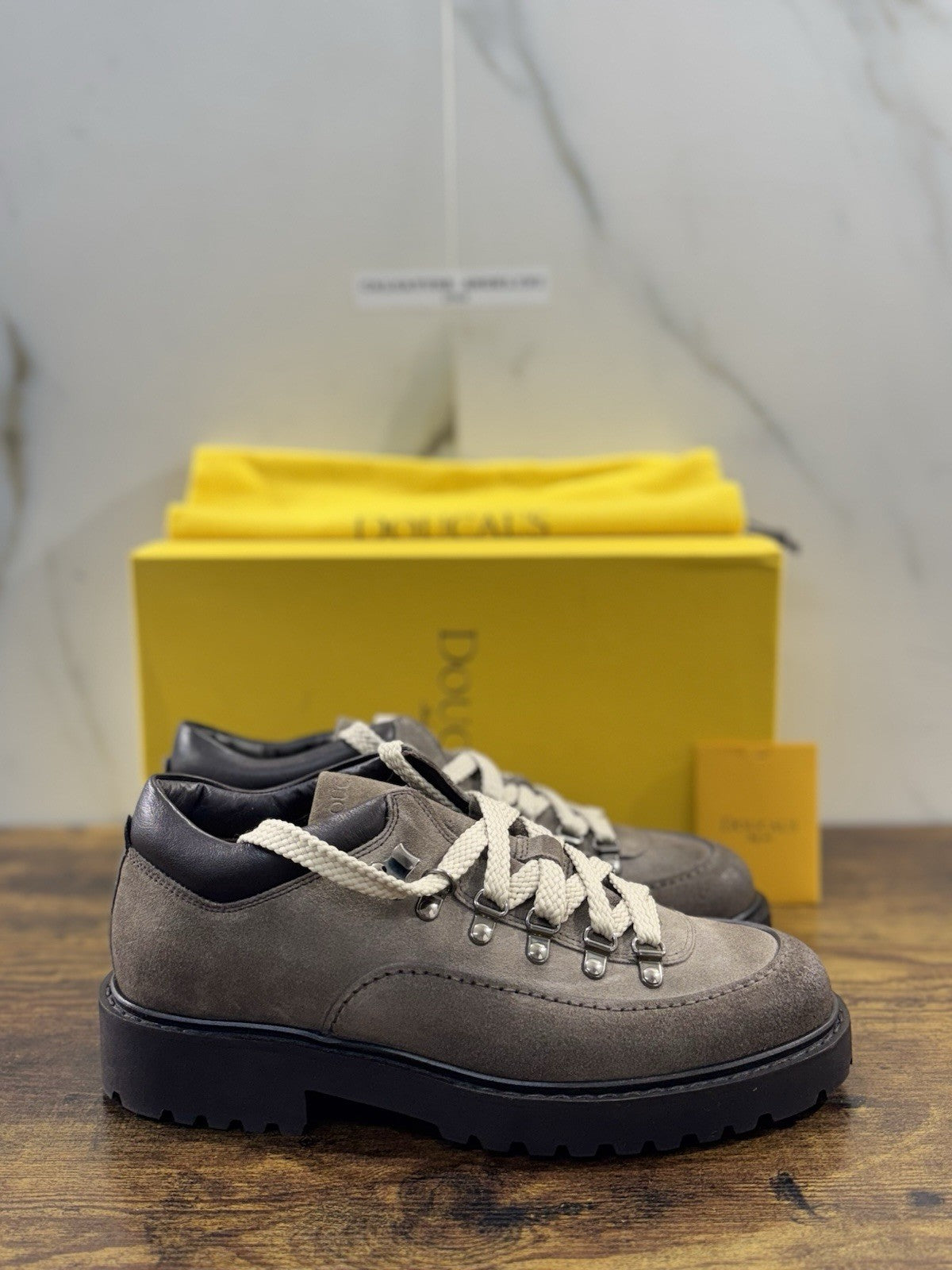 Doucal’s Scarpa Pedula   Uomo Pelle    Luxury Men Doucal’s Extra Light 41.5