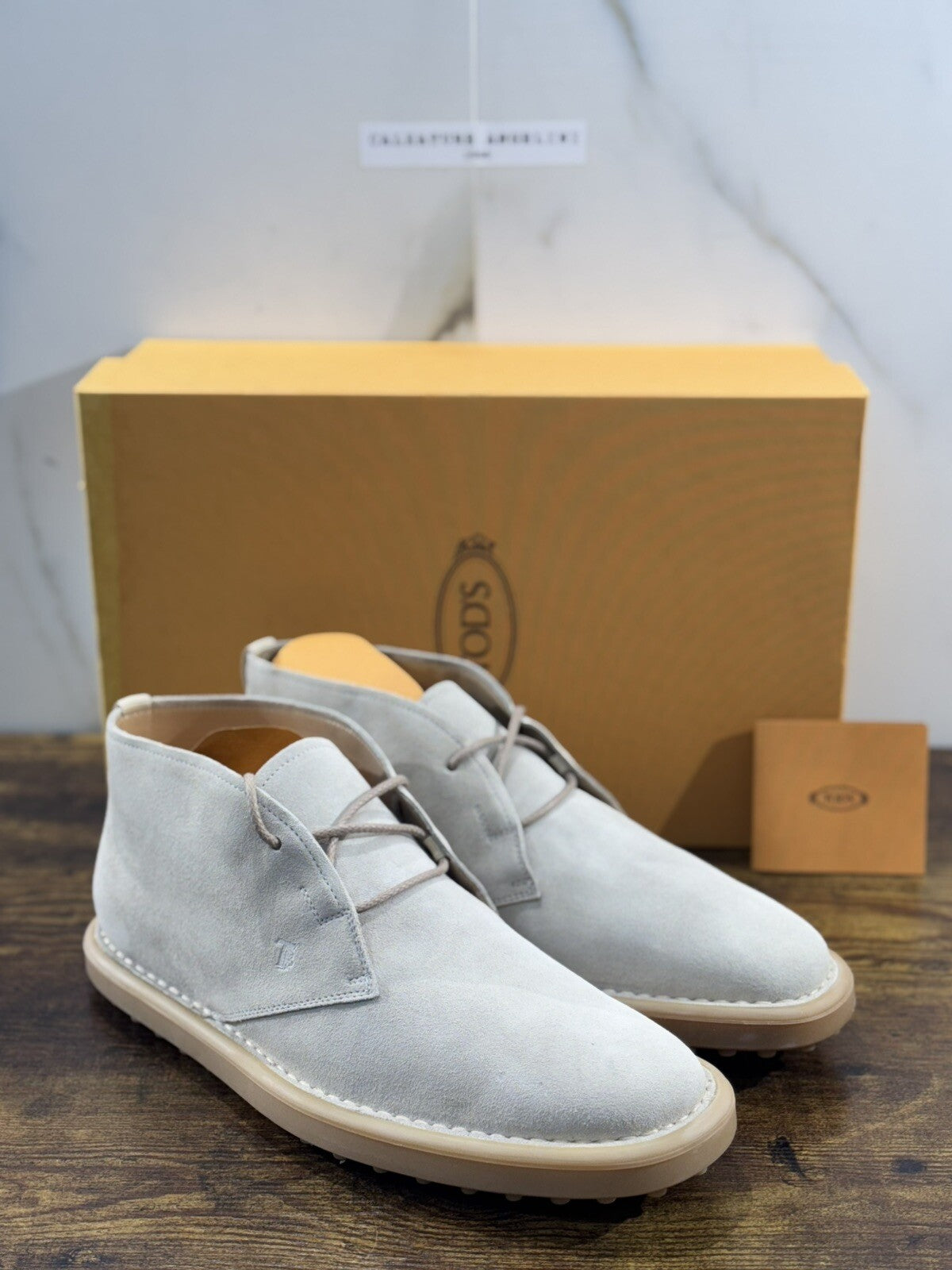 Tod’s Polacchino Uomo Icon Sport Casual Luxury Tod’s Men Shoe Suede Grey 42