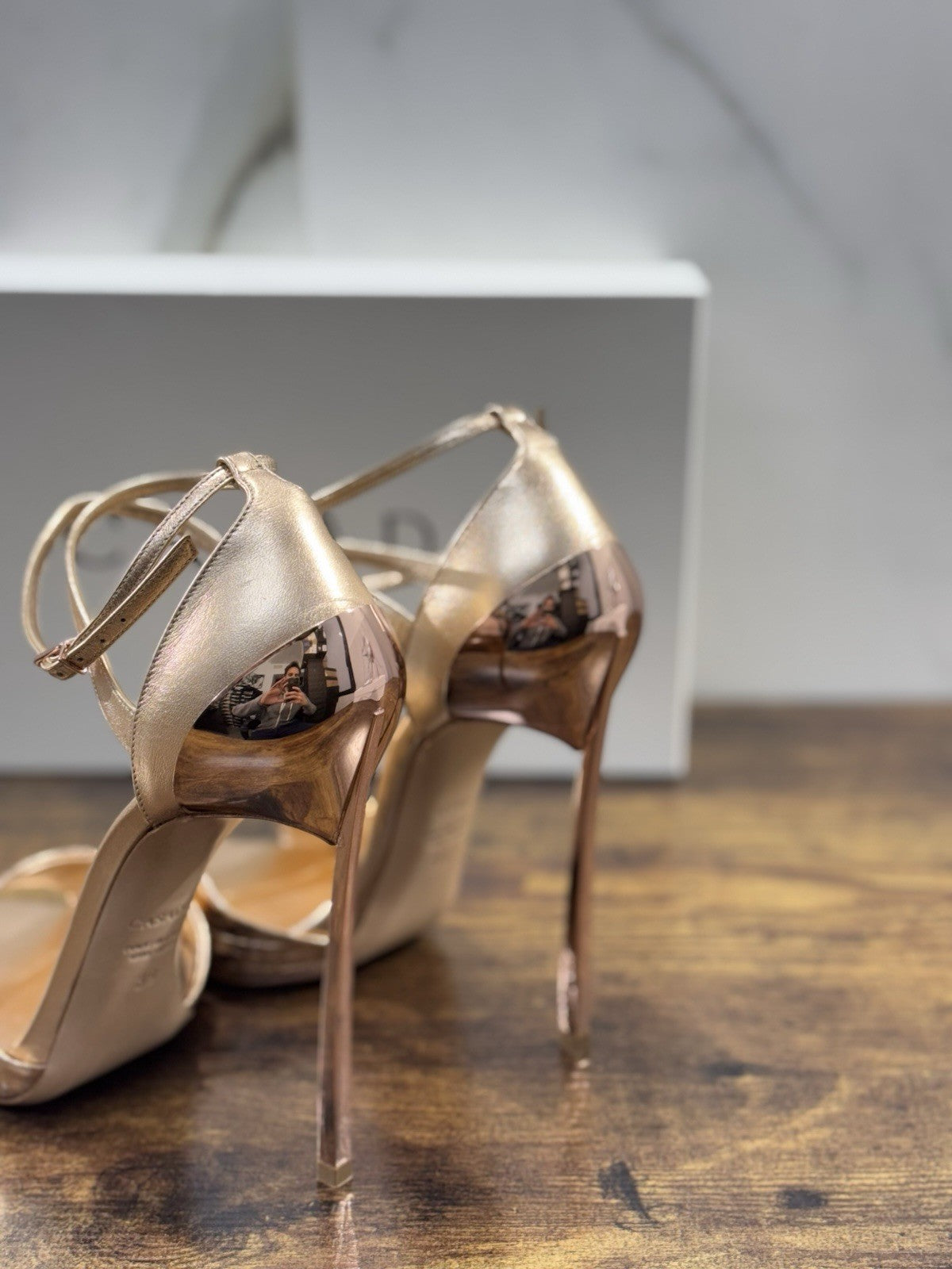 Casadei Sandalo Donna Tacco Blade Pelle Skin  Luxury Casadei Woman 39